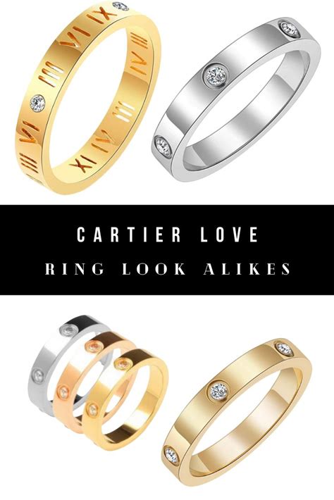 cartier love ring amazon dupe|cartier love bracelet look alike.